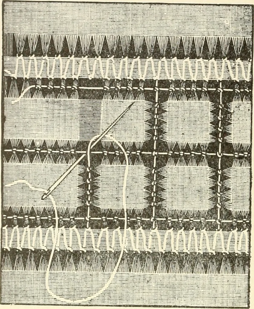 An illustration from Dainty work for pleasure and profit, 1891, leaf 279