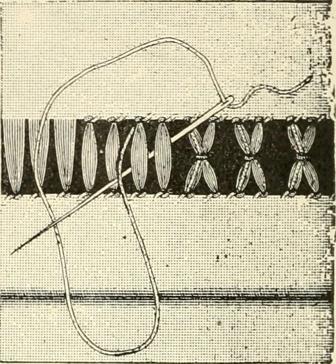 An illustration from Dainty work for pleasure and profit, 1891, leaf 281