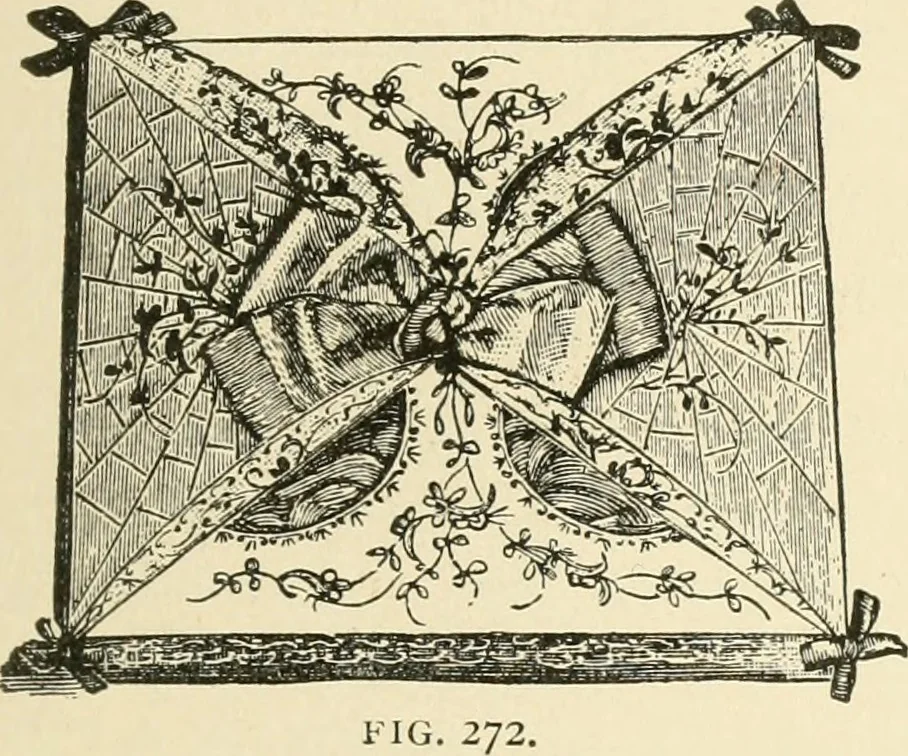 An illustration from Dainty work for pleasure and profit, 1891, leaf 296