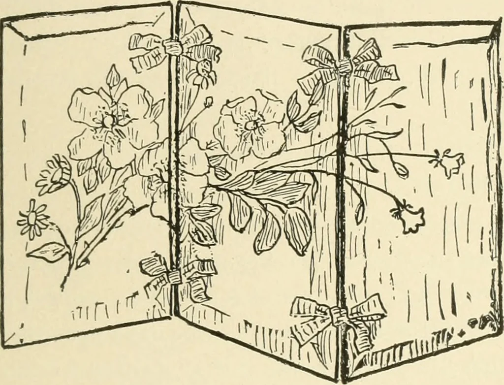 An illustration from Dainty work for pleasure and profit, 1891, leaf 306