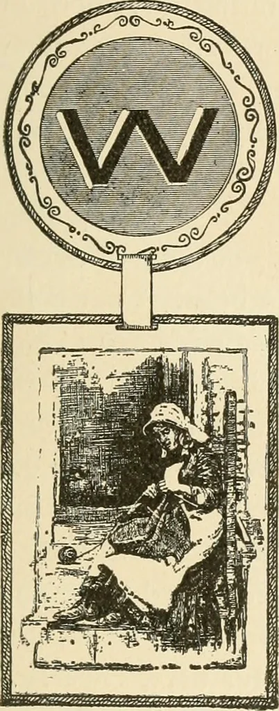 An illustration from Dainty work for pleasure and profit, 1891, leaf 34
