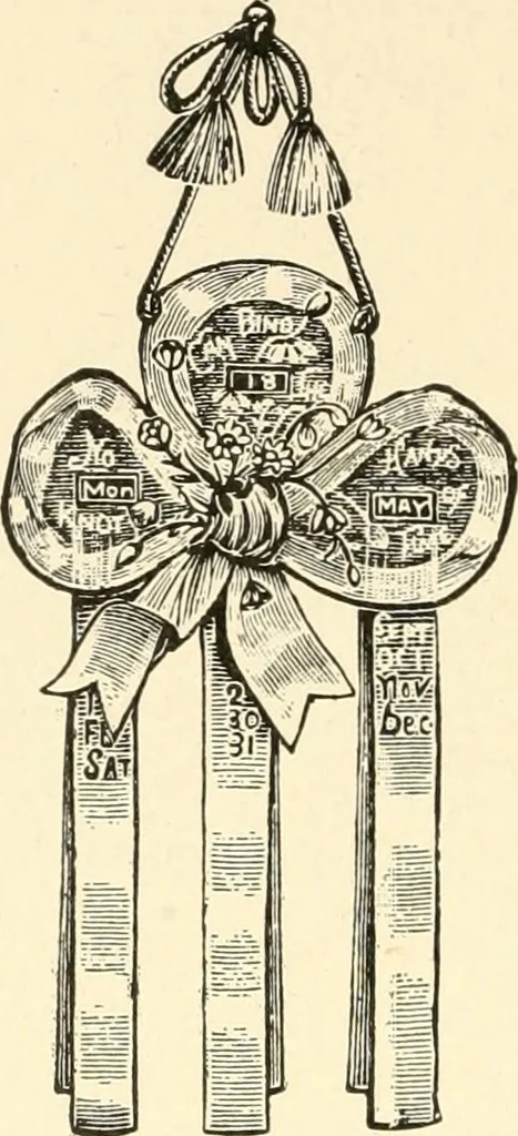 An illustration from Dainty work for pleasure and profit, 1891, leaf 341