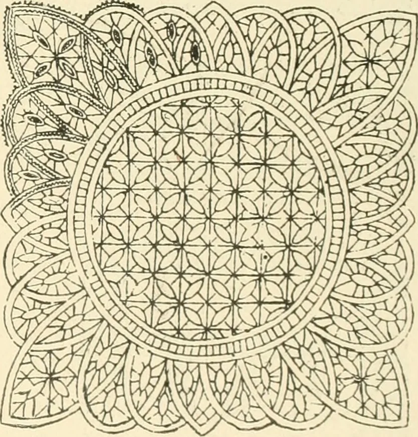 An illustration from Dainty work for pleasure and profit, 1891, leaf 346