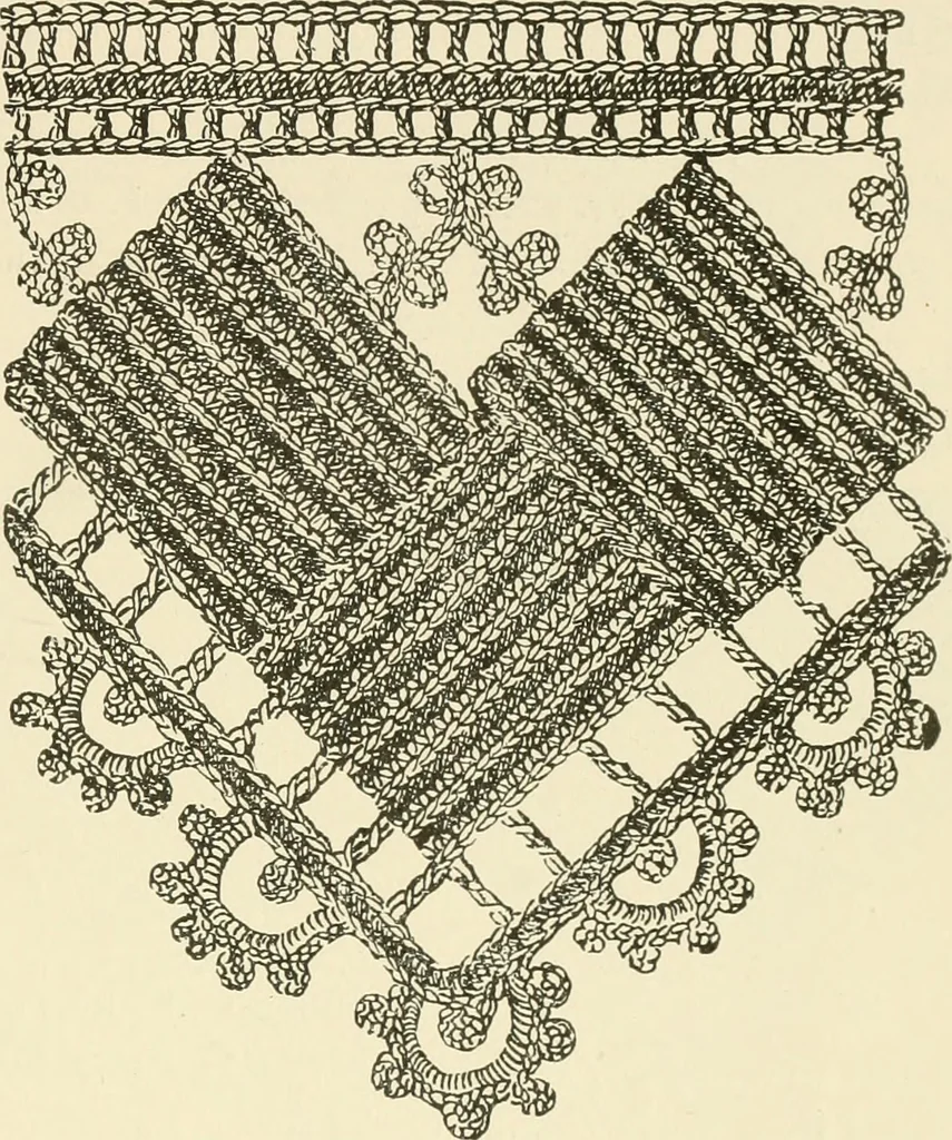 An illustration from Dainty work for pleasure and profit, 1891, leaf 376