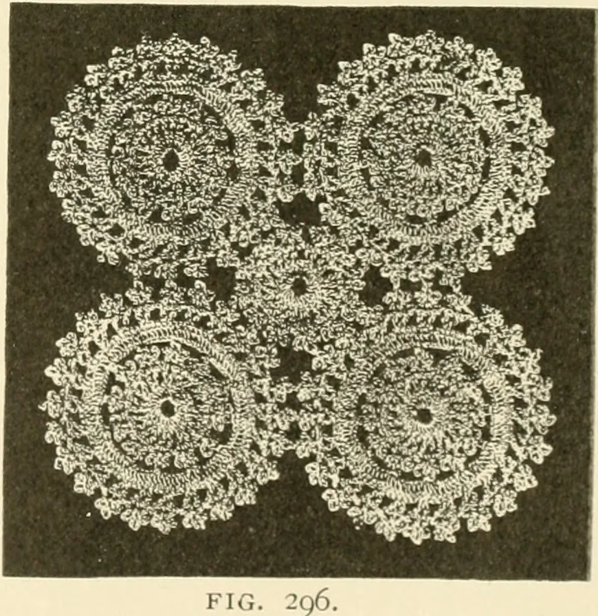 An illustration from Dainty work for pleasure and profit, 1891, leaf 380