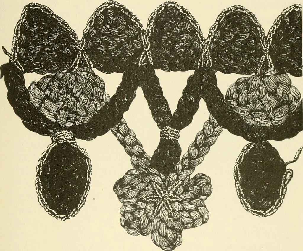 An illustration from Dainty work for pleasure and profit, 1891, leaf 396