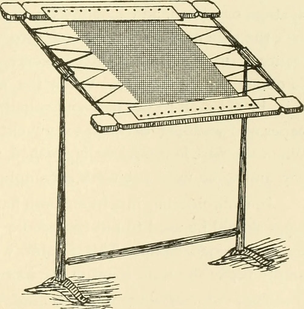 An illustration from Dainty work for pleasure and profit, 1891, leaf 44