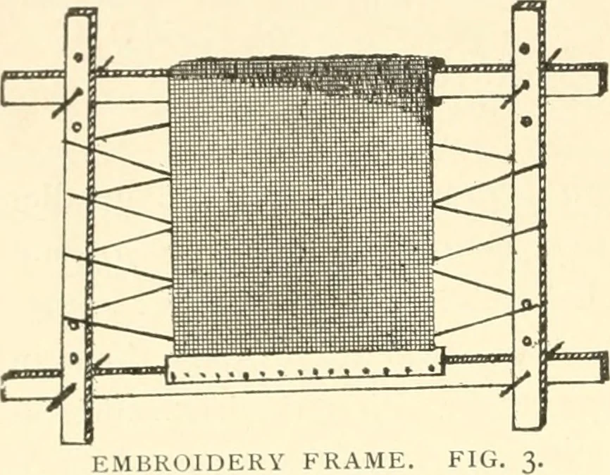 An illustration from Dainty work for pleasure and profit, 1891, leaf 45