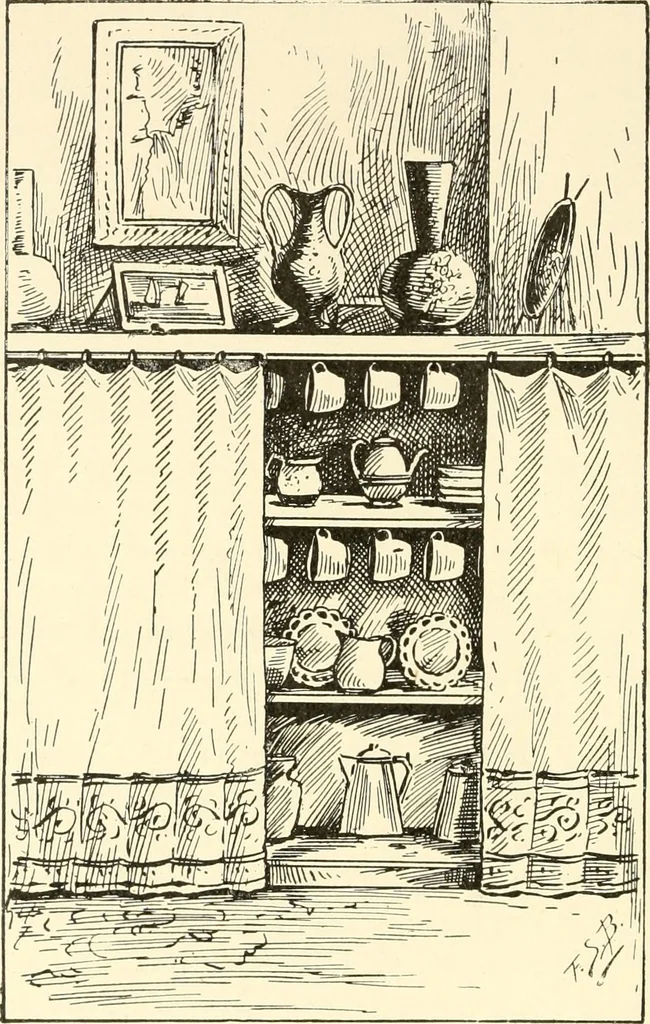 An illustration from Dainty work for pleasure and profit, 1891, leaf 467