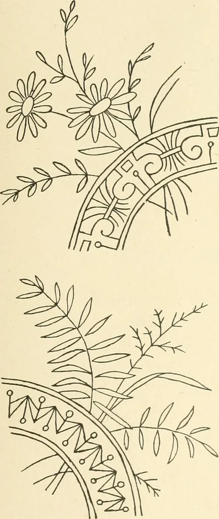 An illustration from Dainty work for pleasure and profit, 1891, leaf 470