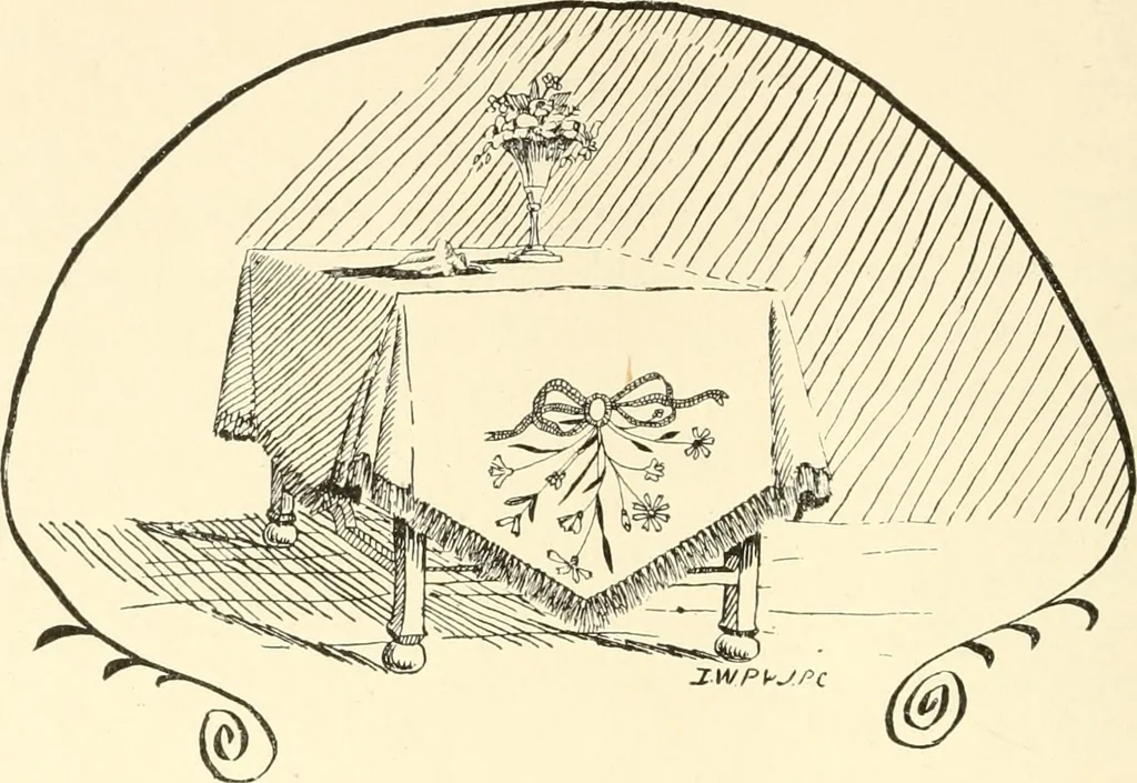 An illustration from Dainty work for pleasure and profit, 1891, leaf 471