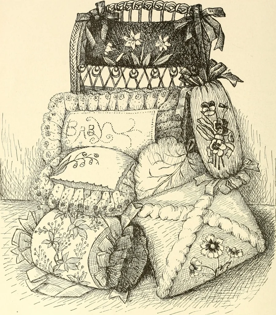 An illustration from Dainty work for pleasure and profit, 1891, leaf 87