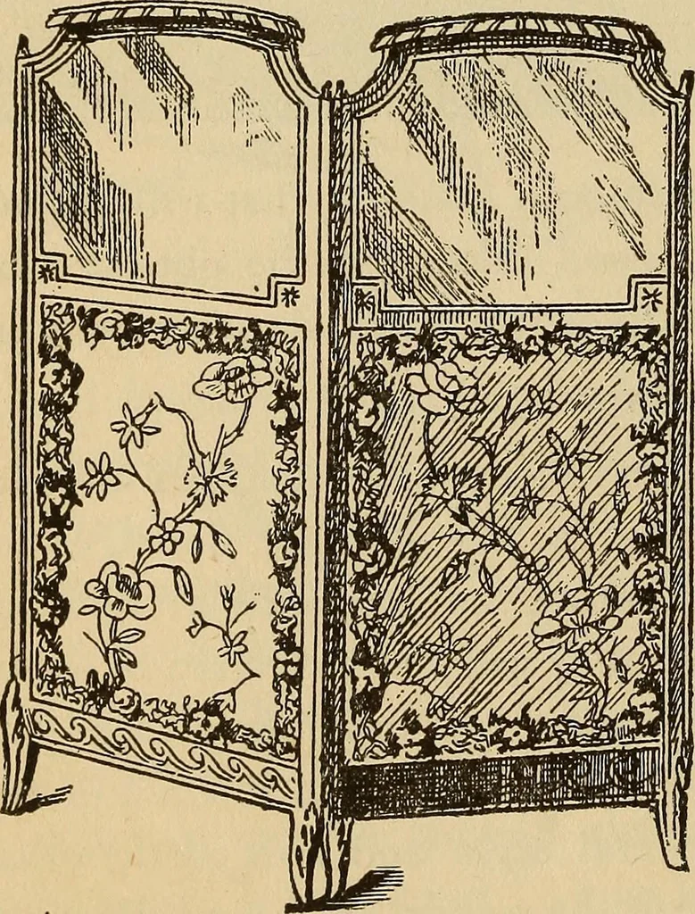 An illustration from Dainty work for pleasure and profit, 1893, leaf 106