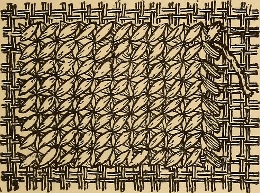 An illustration from Dainty work for pleasure and profit, 1893, leaf 143