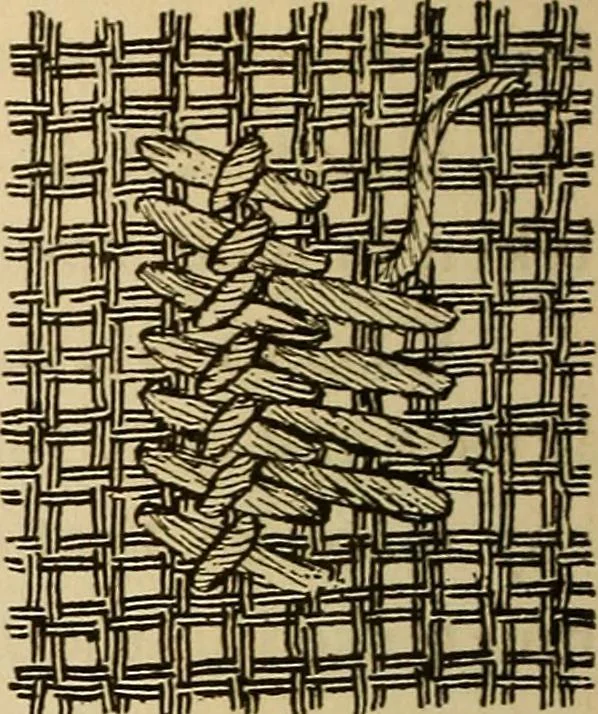 An illustration from Dainty work for pleasure and profit, 1893, leaf 144
