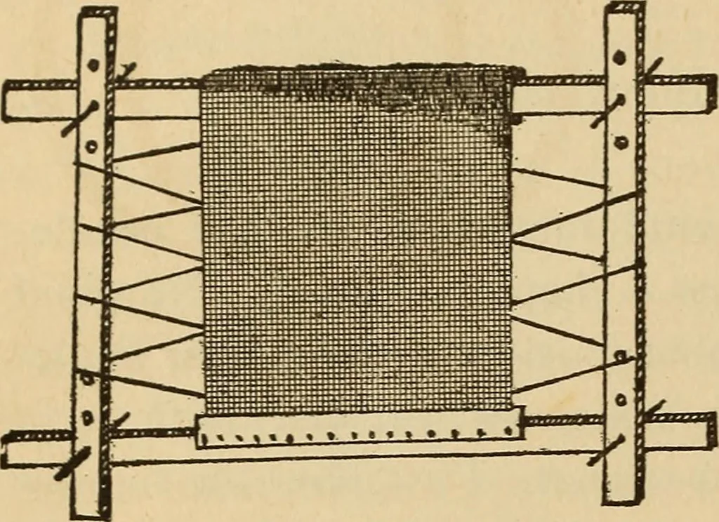 An illustration from Dainty work for pleasure and profit, 1893, leaf 16