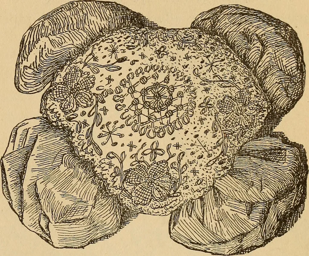 An illustration from Dainty work for pleasure and profit, 1893, leaf 183