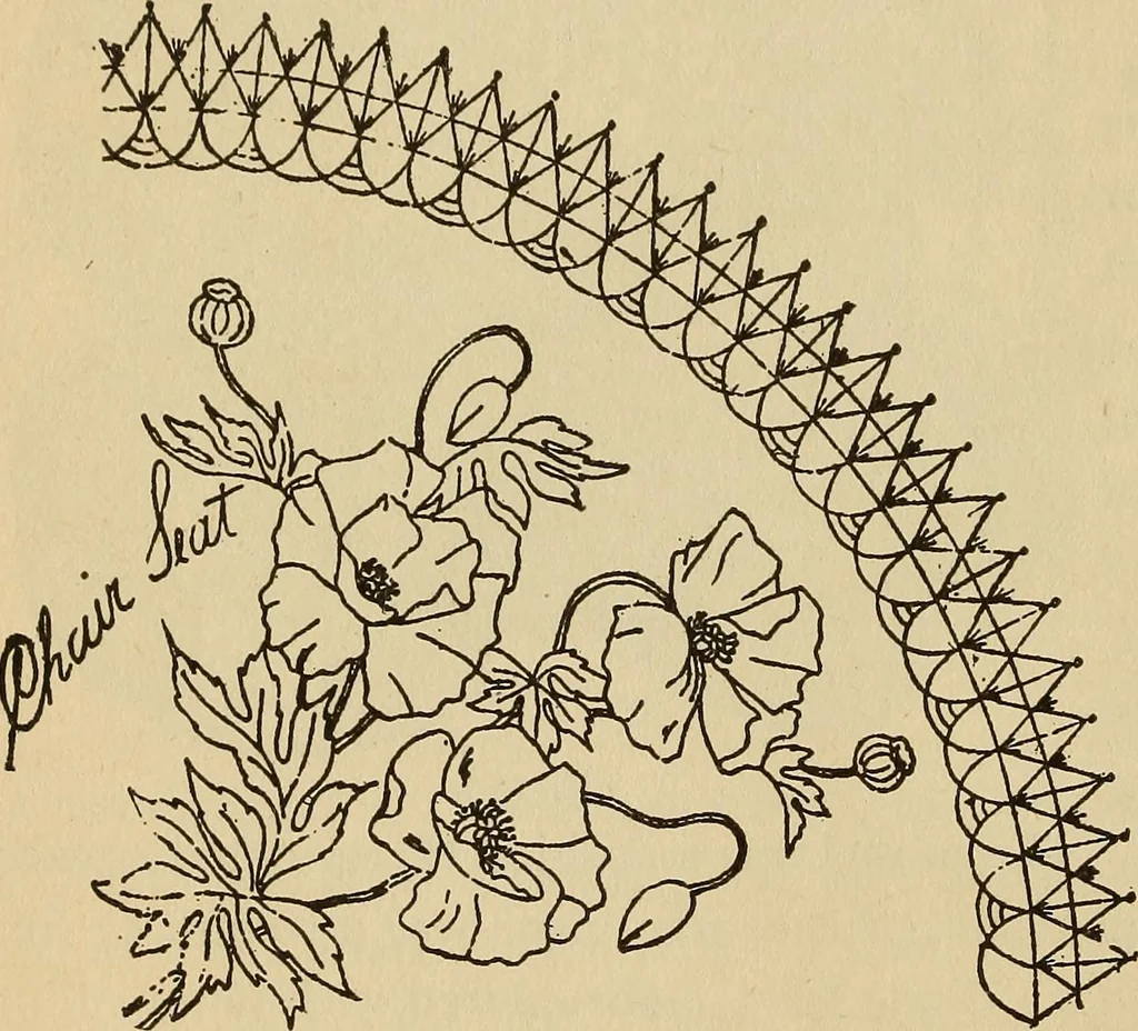 An illustration from Dainty work for pleasure and profit, 1893, leaf 184