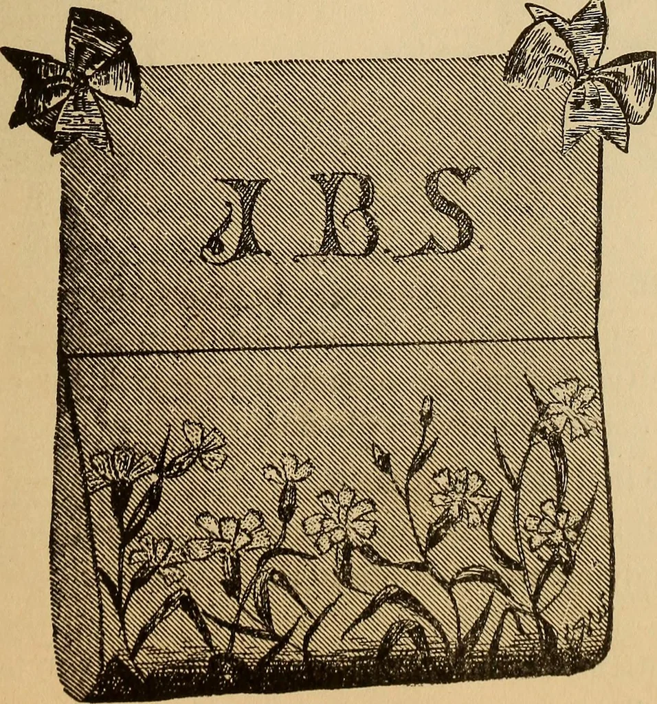 An illustration from Dainty work for pleasure and profit, 1893, leaf 185