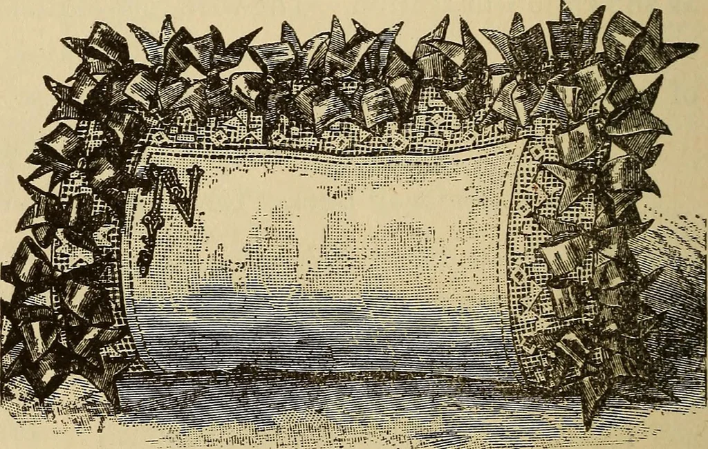 An illustration from Dainty work for pleasure and profit, 1893, leaf 186