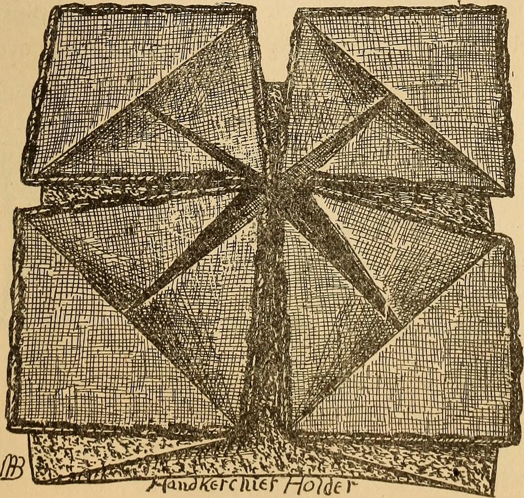 An illustration from Dainty work for pleasure and profit, 1893, leaf 187