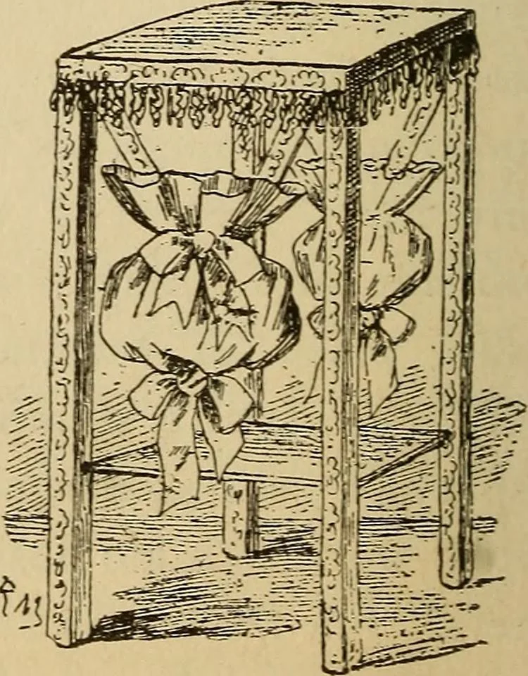 An illustration from Dainty work for pleasure and profit, 1893, leaf 194
