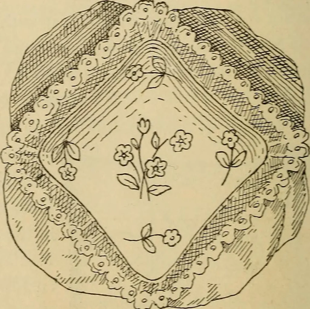 An illustration from Dainty work for pleasure and profit, 1893, leaf 196