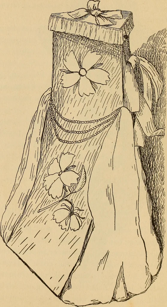 An illustration from Dainty work for pleasure and profit, 1893, leaf 205