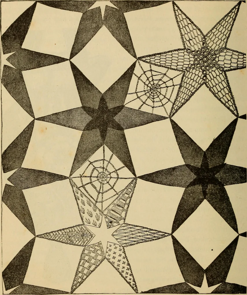 An illustration from Dainty work for pleasure and profit, 1893, leaf 208