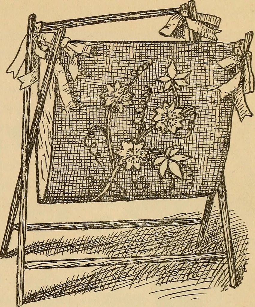 An illustration from Dainty work for pleasure and profit, 1893, leaf 213