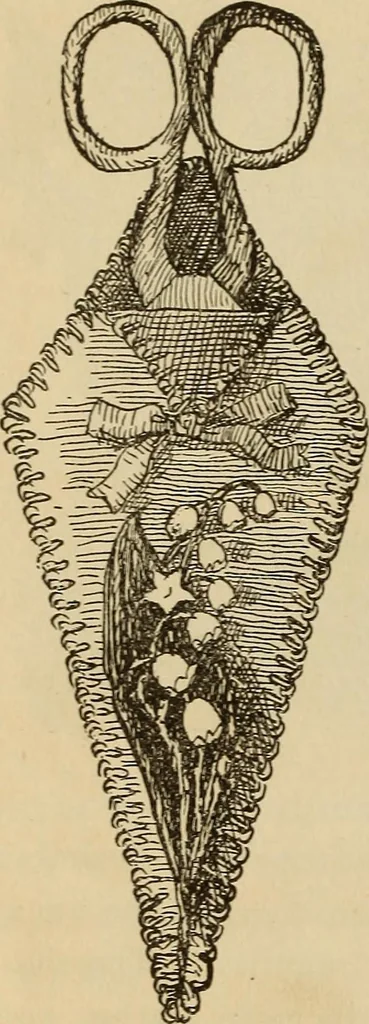 An illustration from Dainty work for pleasure and profit, 1893, leaf 214