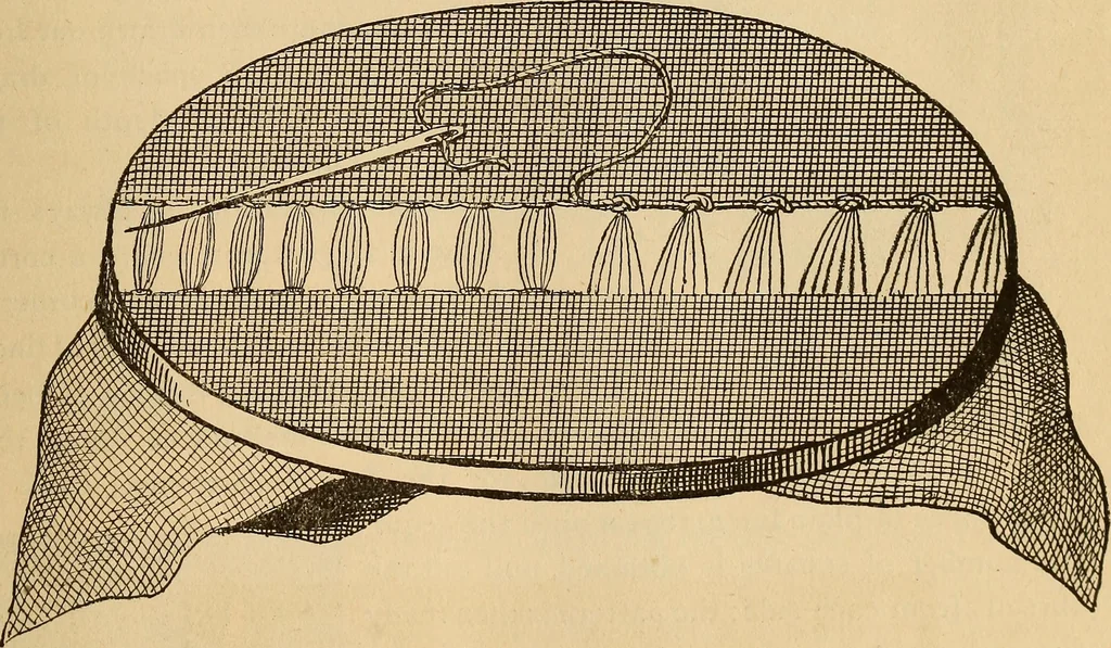 An illustration from Dainty work for pleasure and profit, 1893, leaf 241