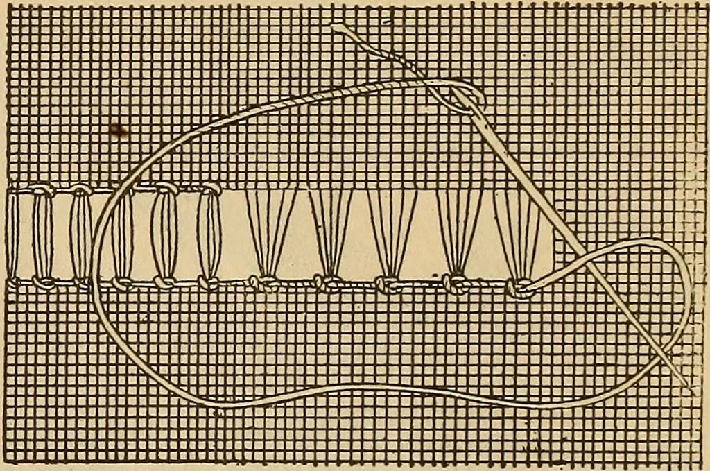 An illustration from Dainty work for pleasure and profit, 1893, leaf 245