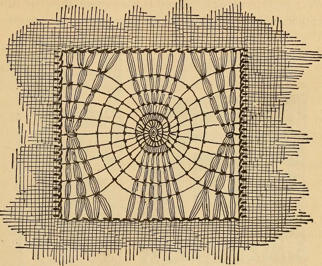 An illustration from Dainty work for pleasure and profit, 1893, leaf 249