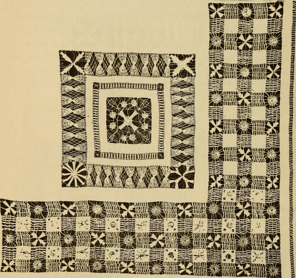 An illustration from Dainty work for pleasure and profit, 1893, leaf 250