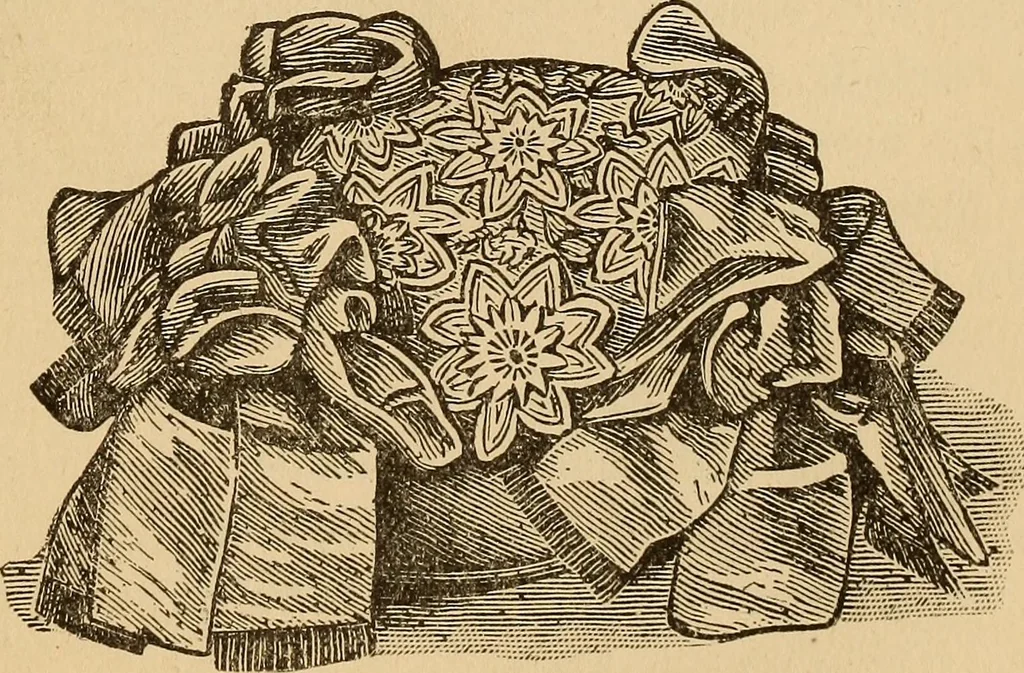 An illustration from Dainty work for pleasure and profit, 1893, leaf 257