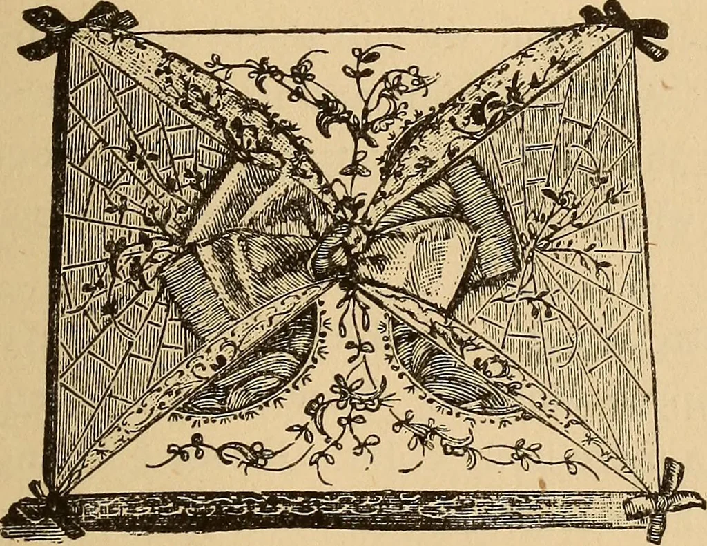 An illustration from Dainty work for pleasure and profit, 1893, leaf 259