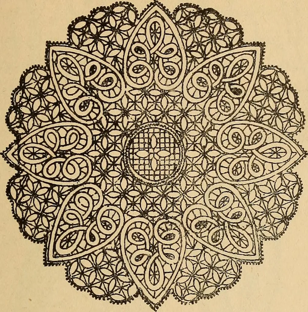 An illustration from Dainty work for pleasure and profit, 1893, leaf 309