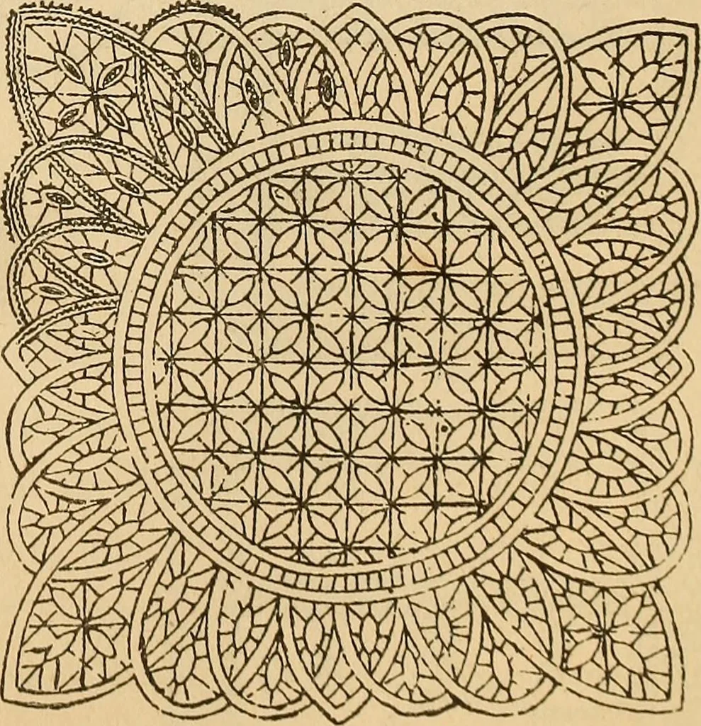 An illustration from Dainty work for pleasure and profit, 1893, leaf 309