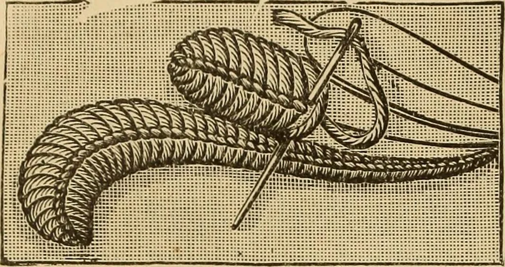 An illustration from Dainty work for pleasure and profit, 1893, leaf 34