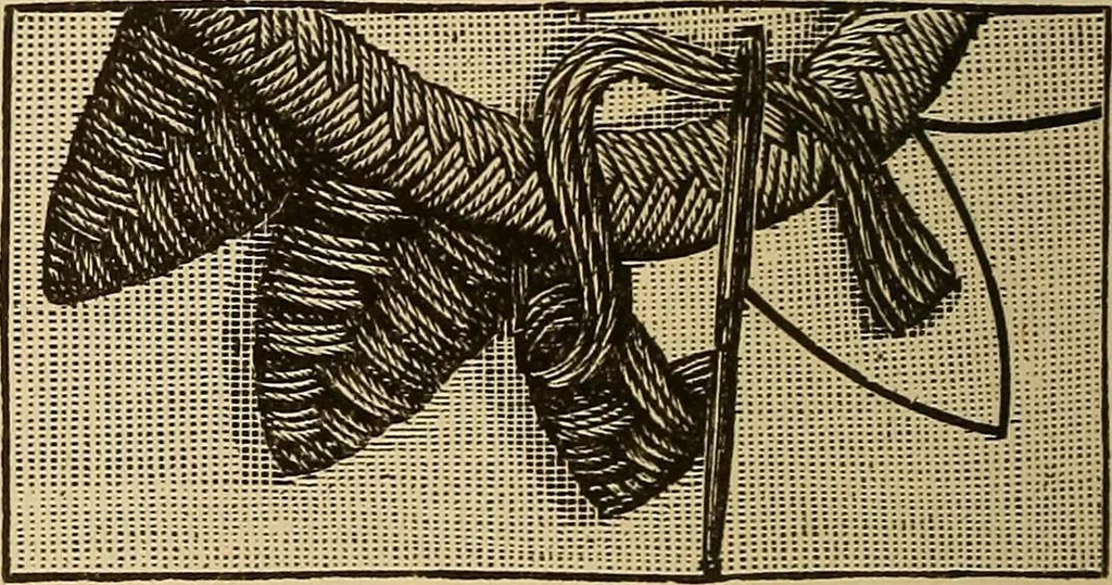 An illustration from Dainty work for pleasure and profit, 1893, leaf 34