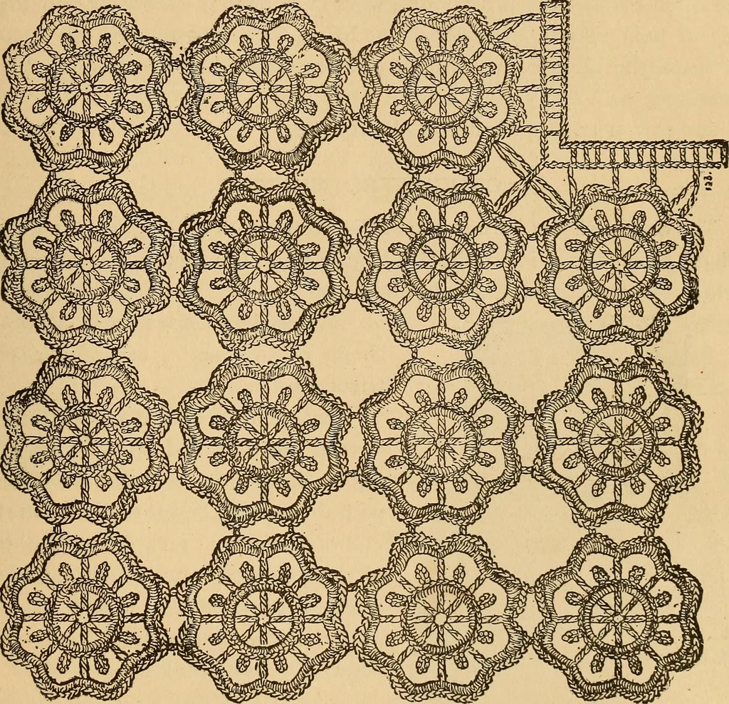 An illustration from Dainty work for pleasure and profit, 1893, leaf 389