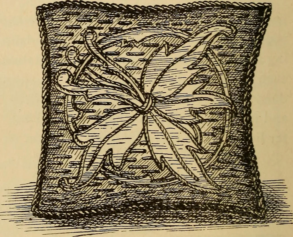 An illustration from Dainty work for pleasure and profit, 1893, leaf 42