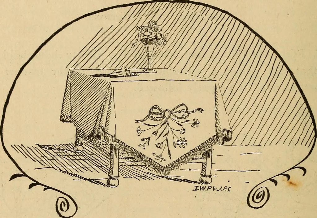An illustration from Dainty work for pleasure and profit, 1893, leaf 432