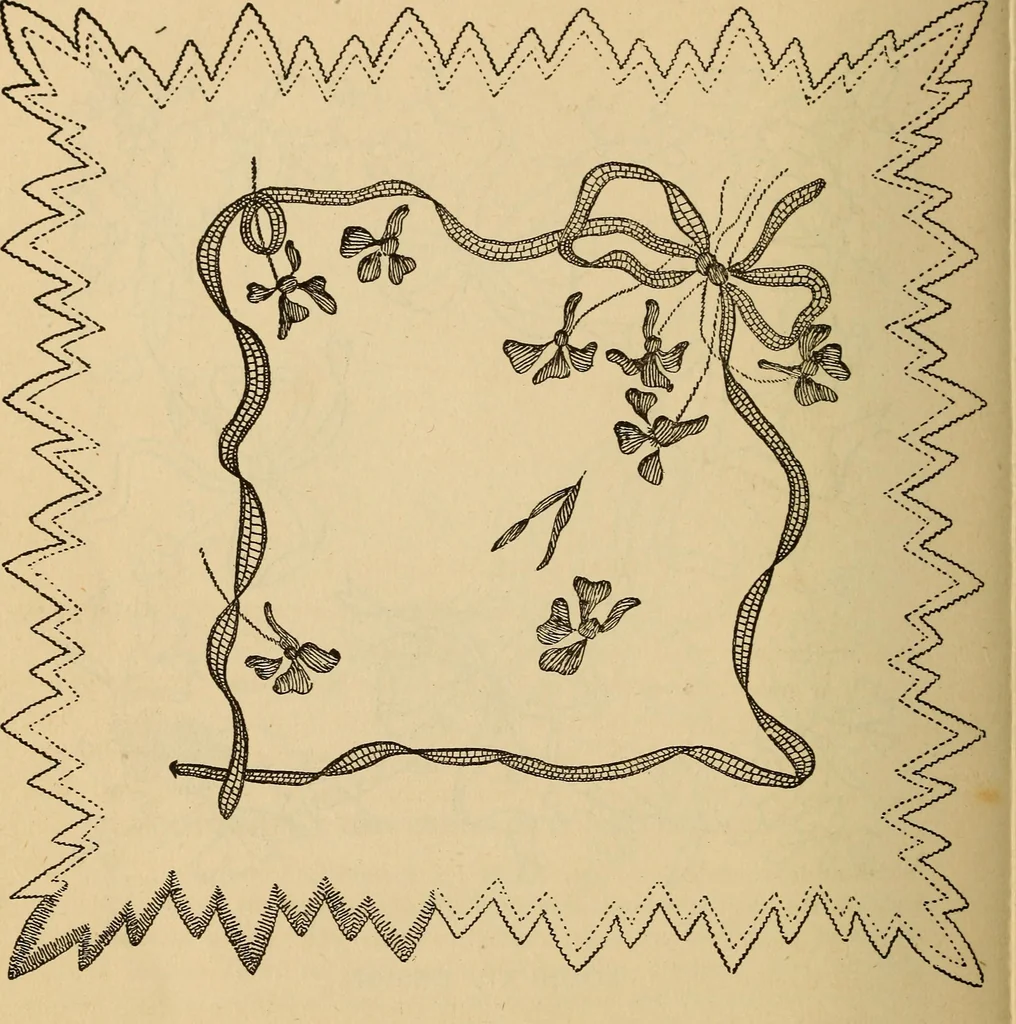 An illustration from Dainty work for pleasure and profit, 1893, leaf 436