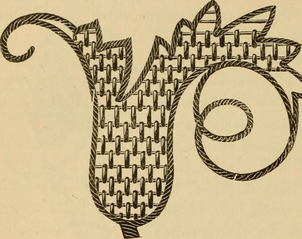 An illustration from Dainty work for pleasure and profit, 1893, leaf 44