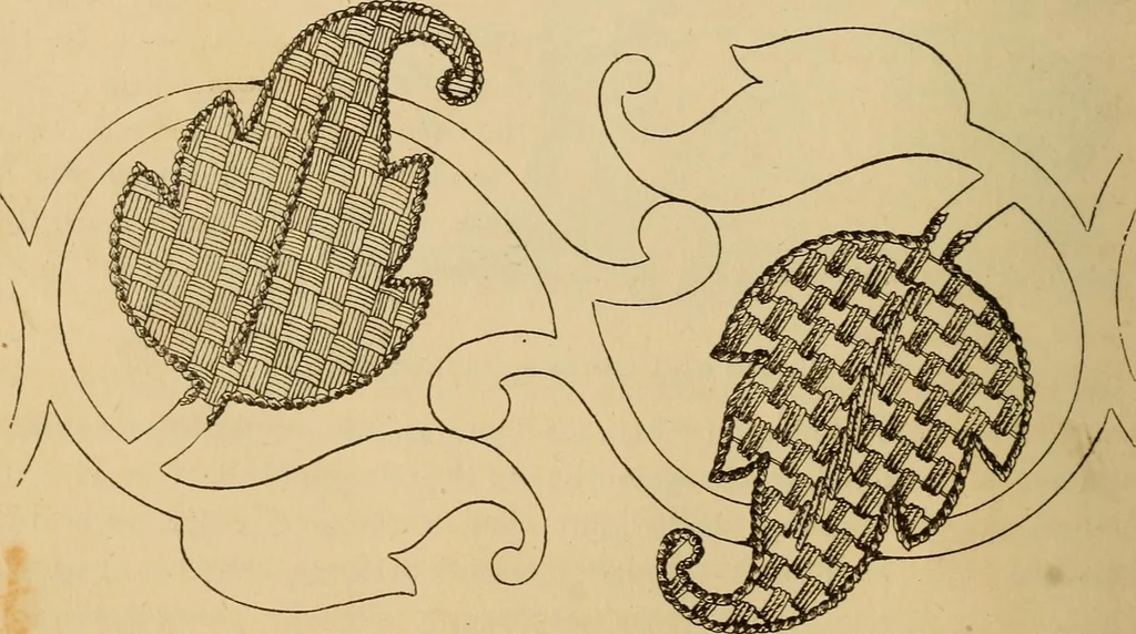 An illustration from Dainty work for pleasure and profit, 1893, leaf 44