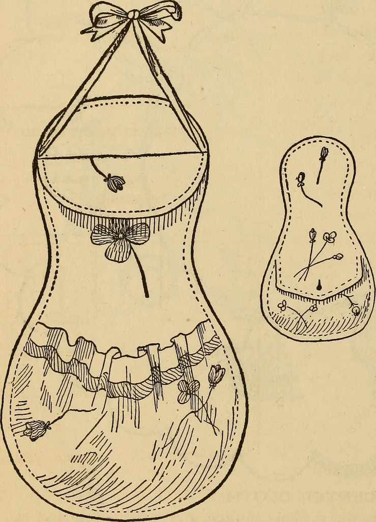 An illustration from Dainty work for pleasure and profit, 1893, leaf 442