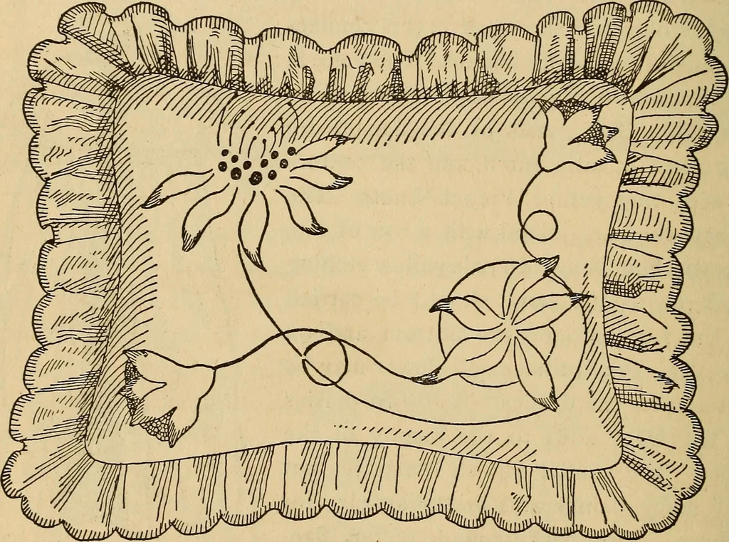 An illustration from Dainty work for pleasure and profit, 1893, leaf 448