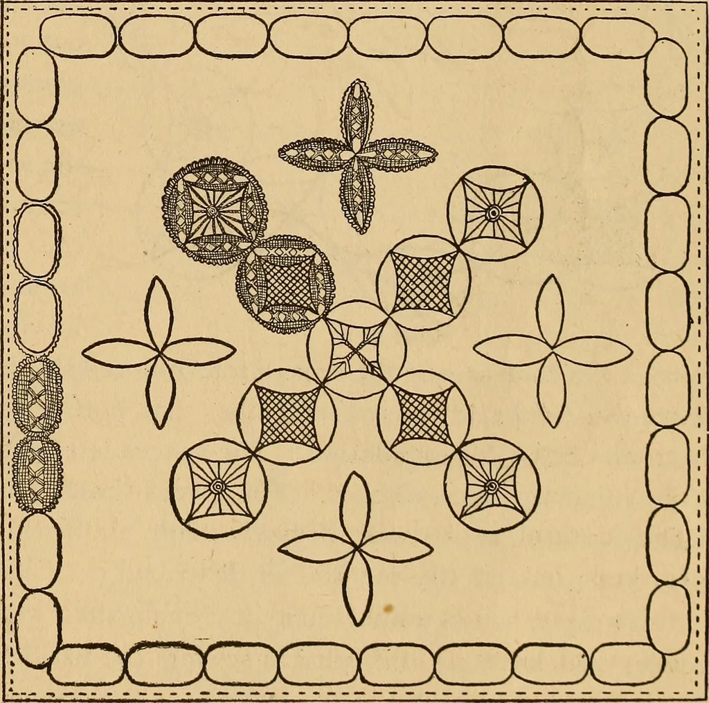 An illustration from Dainty work for pleasure and profit, 1893, leaf 449